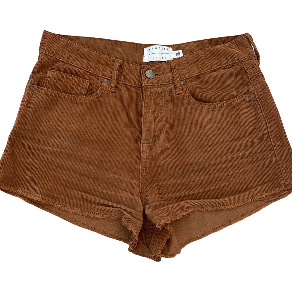 Kendall & Kylie High Rise Corduroy Shorts